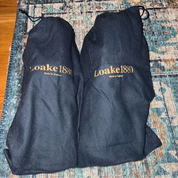 Loake Lifestyle black leather Sprint NWOB  size 44 US 11 - Picture 8 of 8